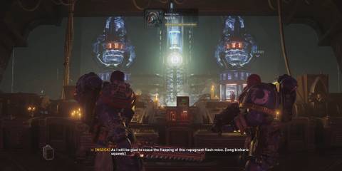 Nozick talking about his voice in Space marine 2