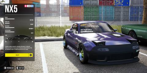 NX5 starter car CarX Street 1