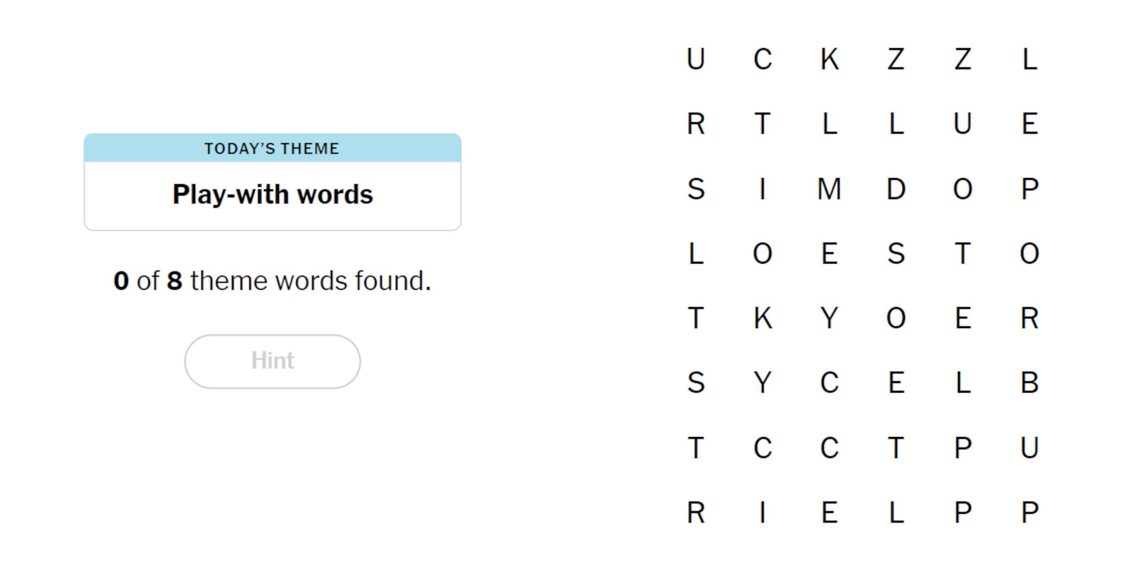 New York Times Strands Hints and Answers for December 4, 2024