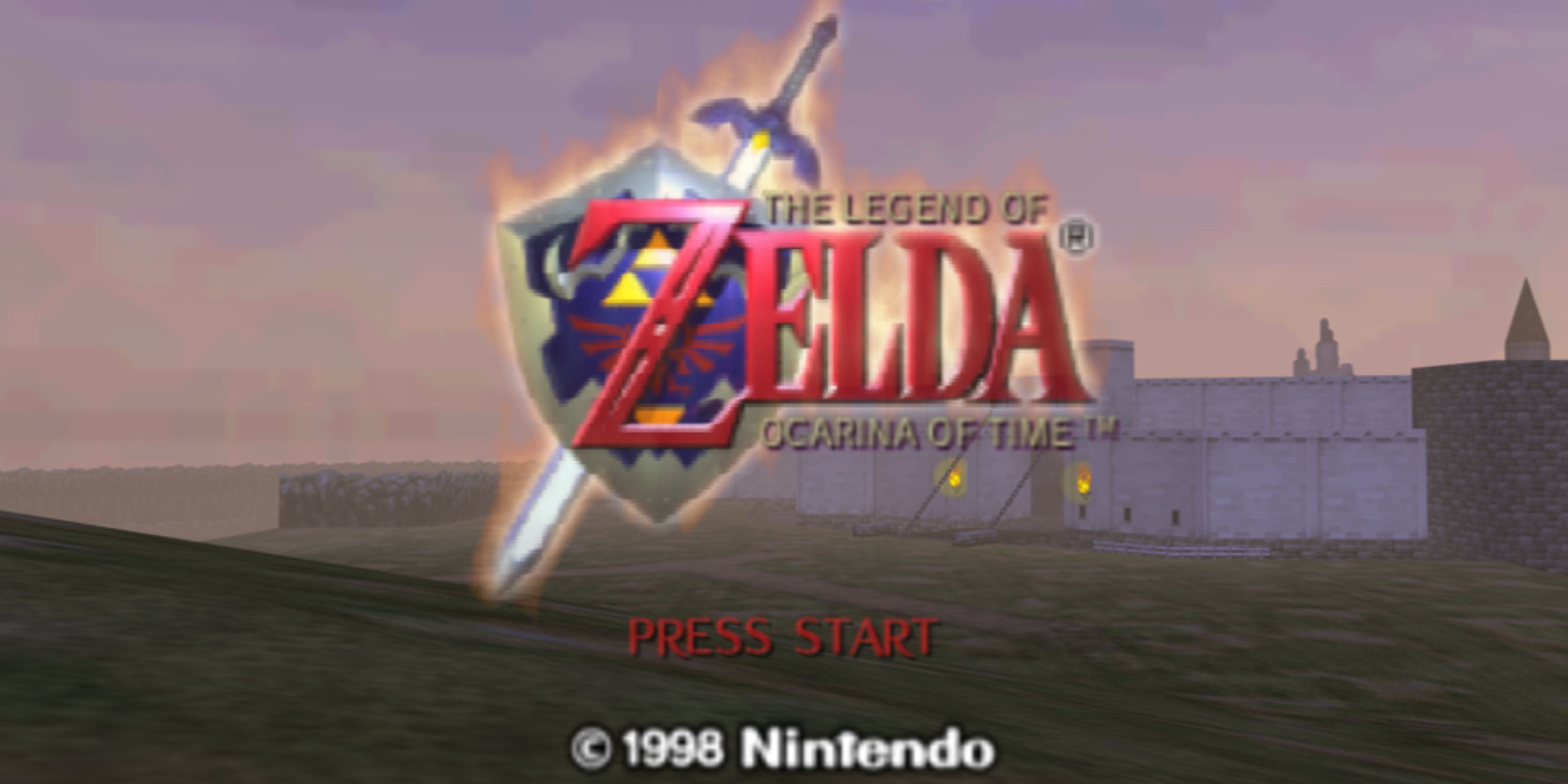 Ocarina of time The Legend of Zelda title-1