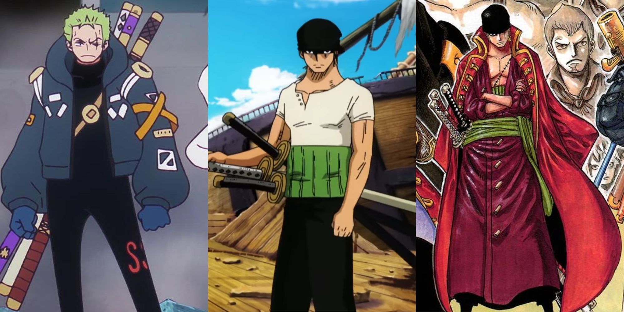 Zoro's Best Outfits In One Piece