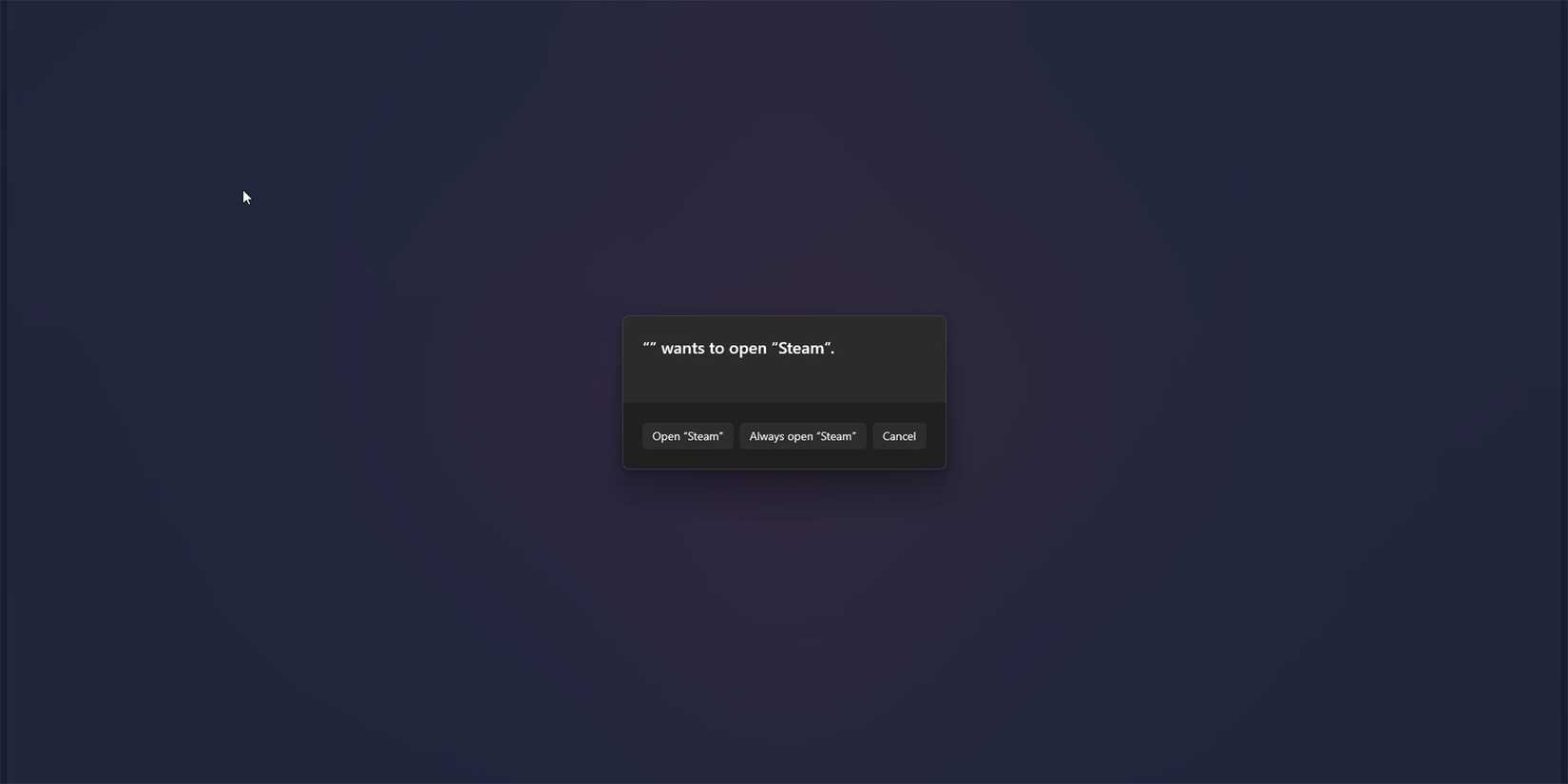 Open Steam console using your browser