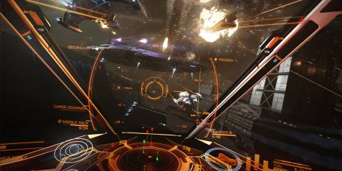 Open-World Xbox One Games Elite Dangerous cockpit view