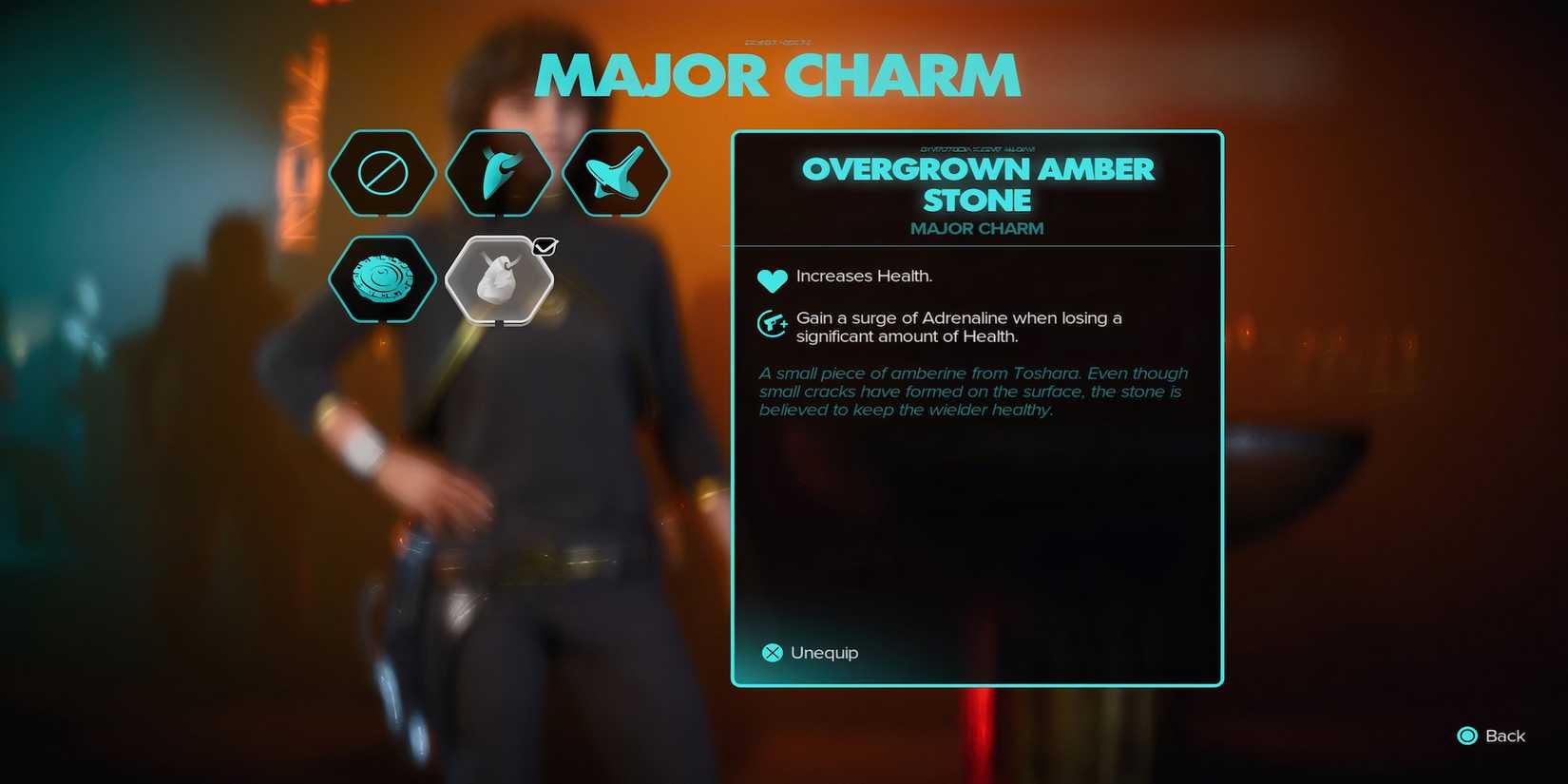 Overgrown Amber Stone charm in Star Wars Outlaws