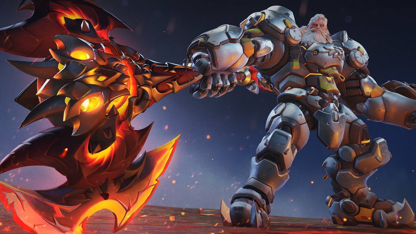 overwatch 2 reinhardt mythic weapon skin bound demon new ui 
