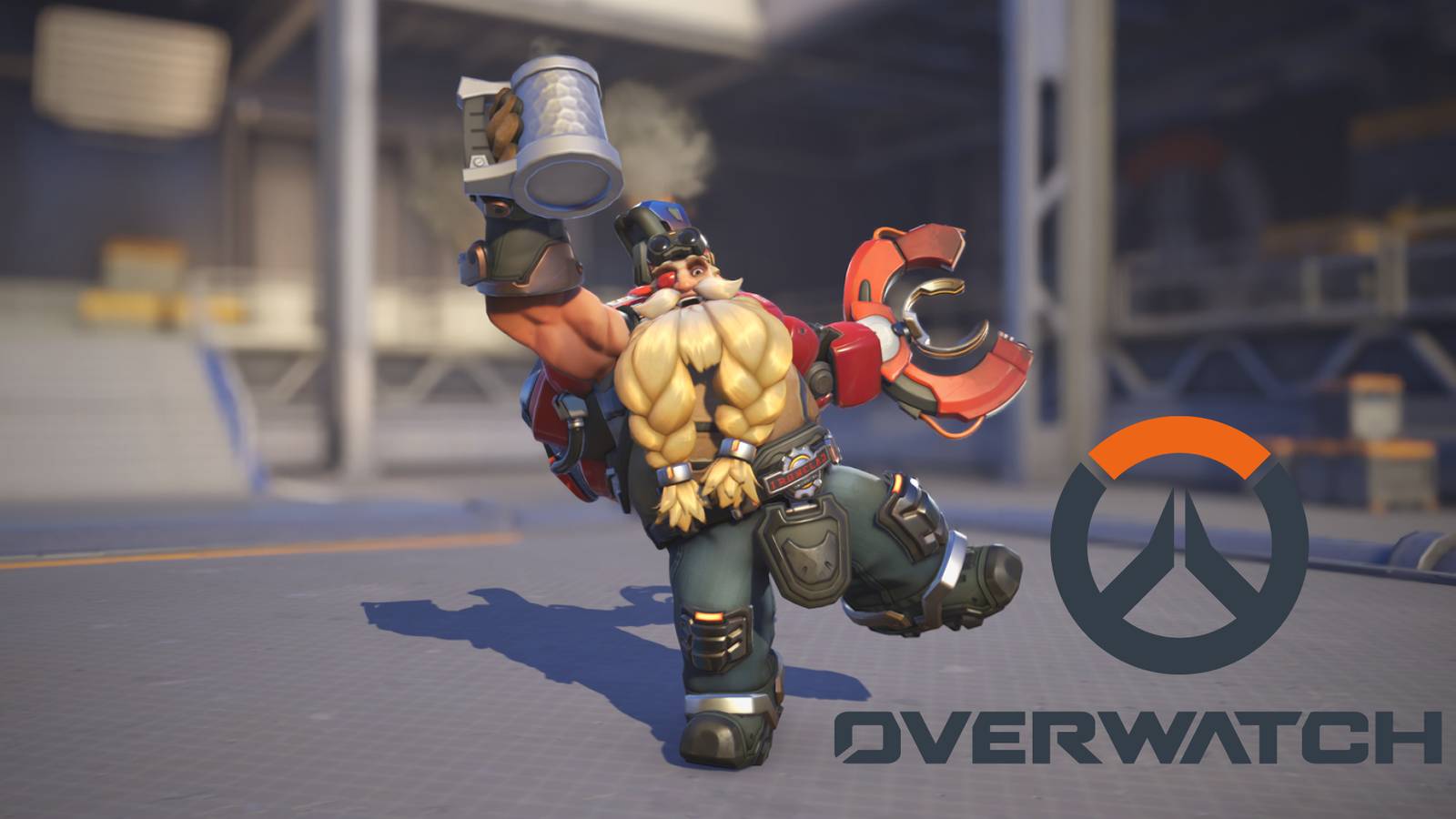 torbjorn toast emote with the overwatch 2 logo on it