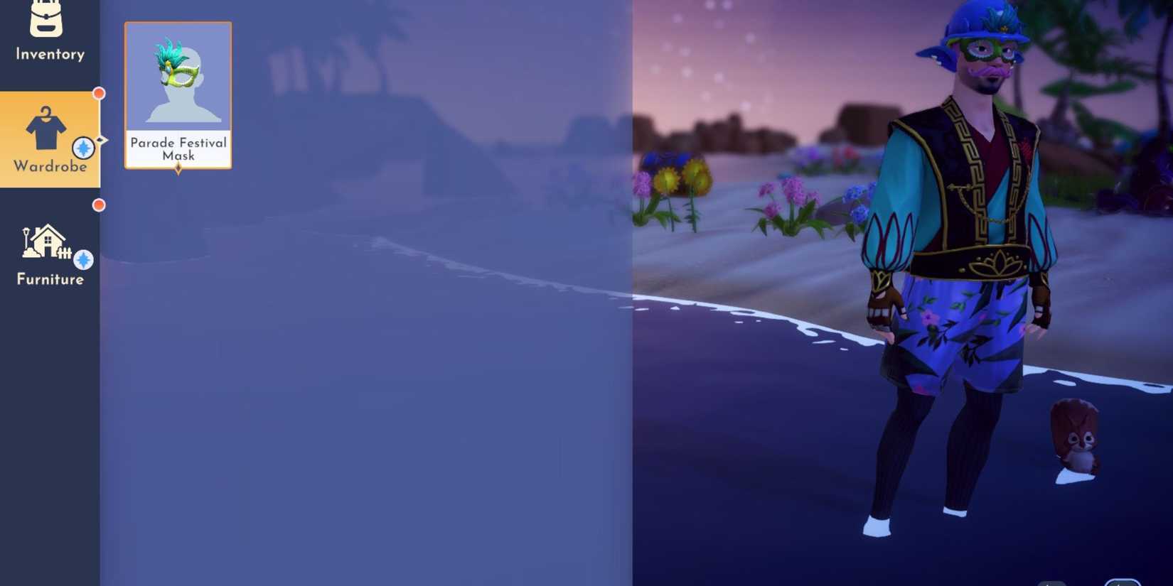 parade festival mask dreamlight valley