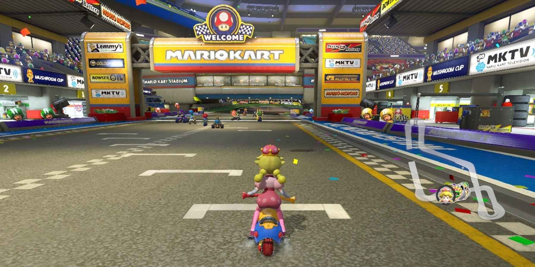 Peachette in Mario Kart Deluxe 8