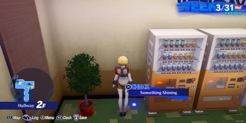 Aigis Standing Near A Twilight Fragment On The Ground