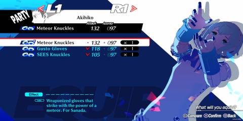 The Meteor Knuckles In The Menu 