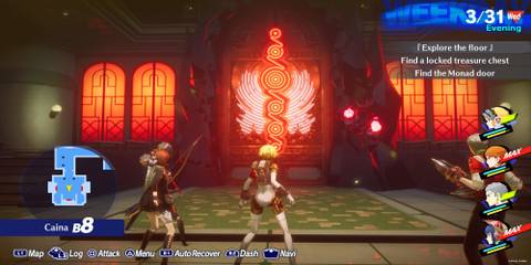 Aigis Facing A Monad Door 