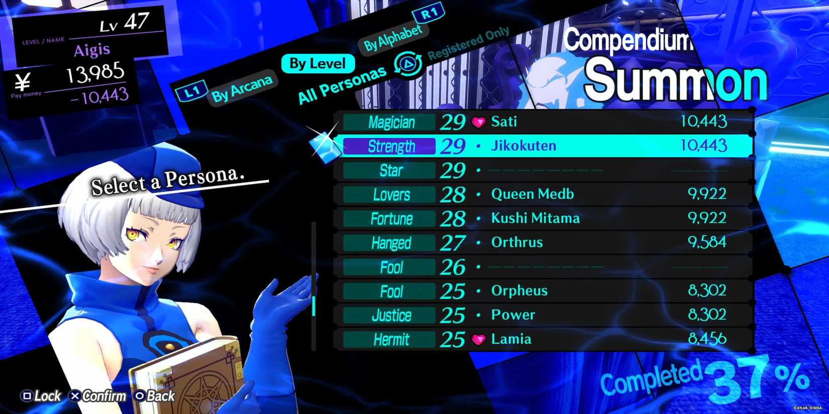 The Compendium In Episode Aigis 