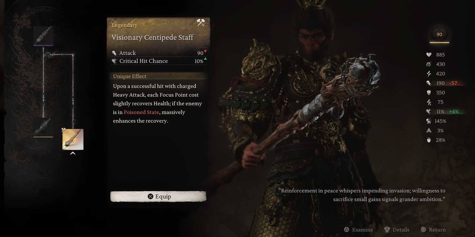 Black Myth: Wukong— Visionary Centipede Staff