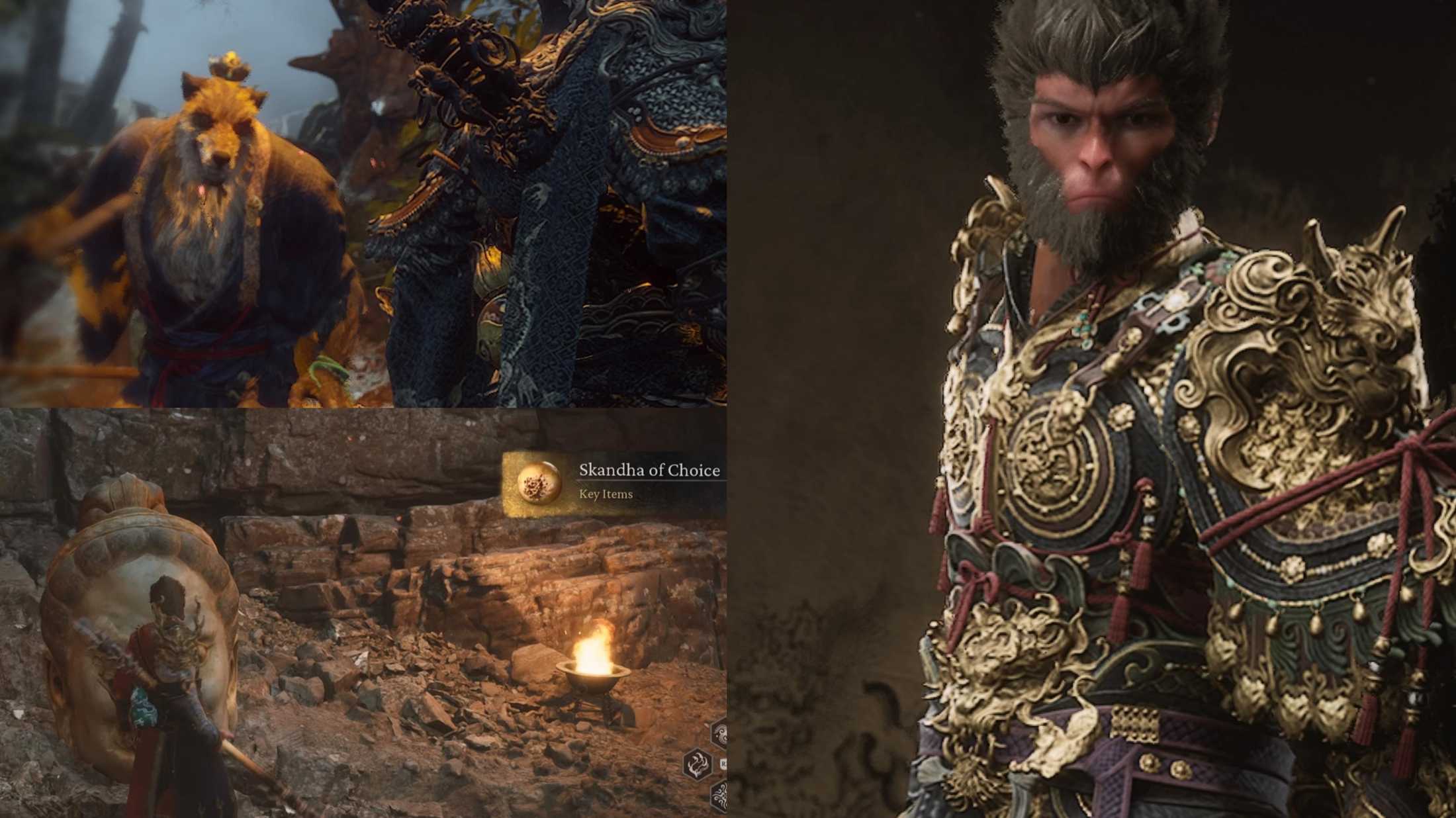 Black Myth Wukong Aquí están todas las ubicaciones de Skandha y lo que realmente hacen