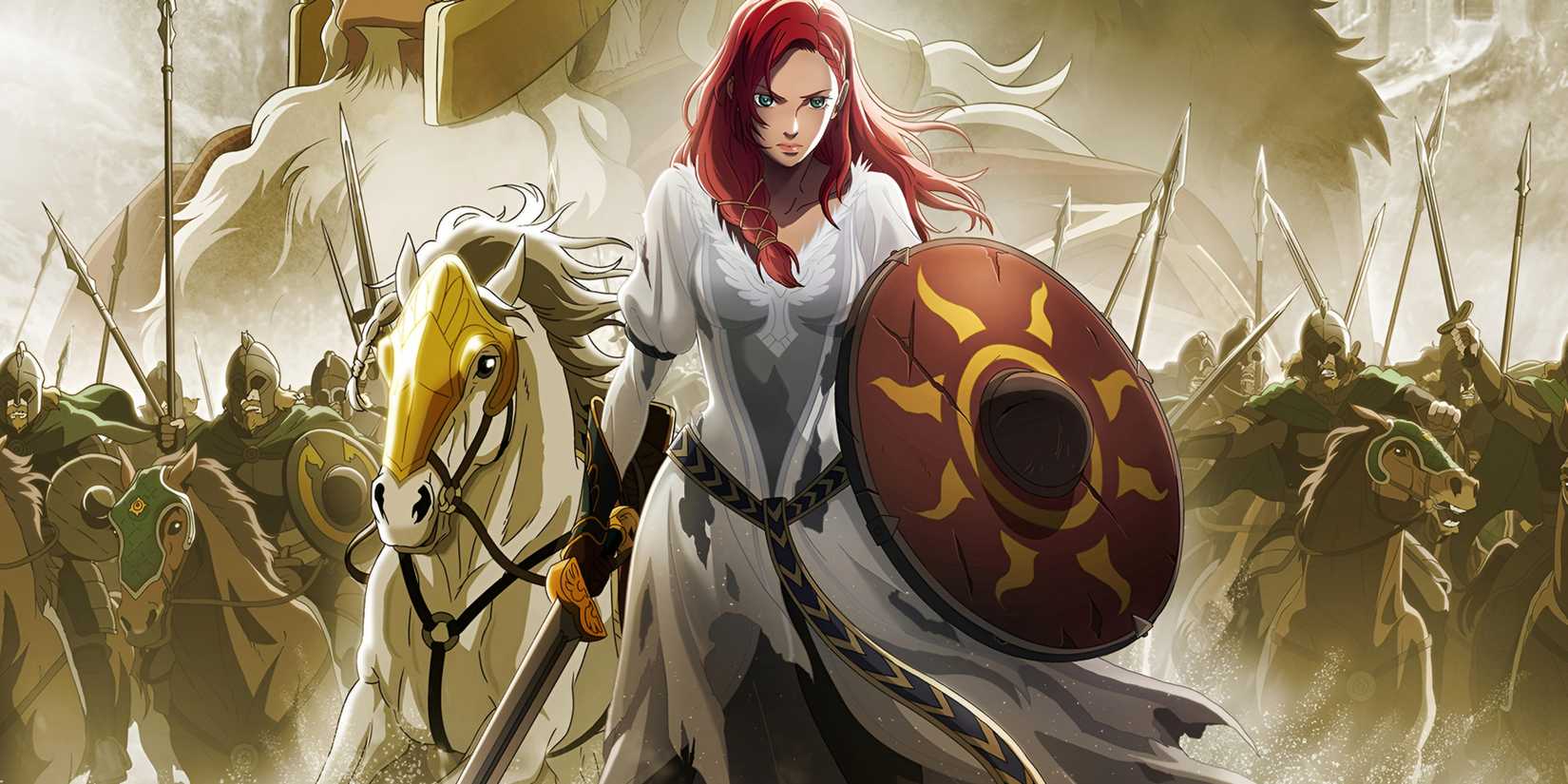 Featured The Lord Of The Rings: The War Of The Rohirrim Anime Film New Key Visual