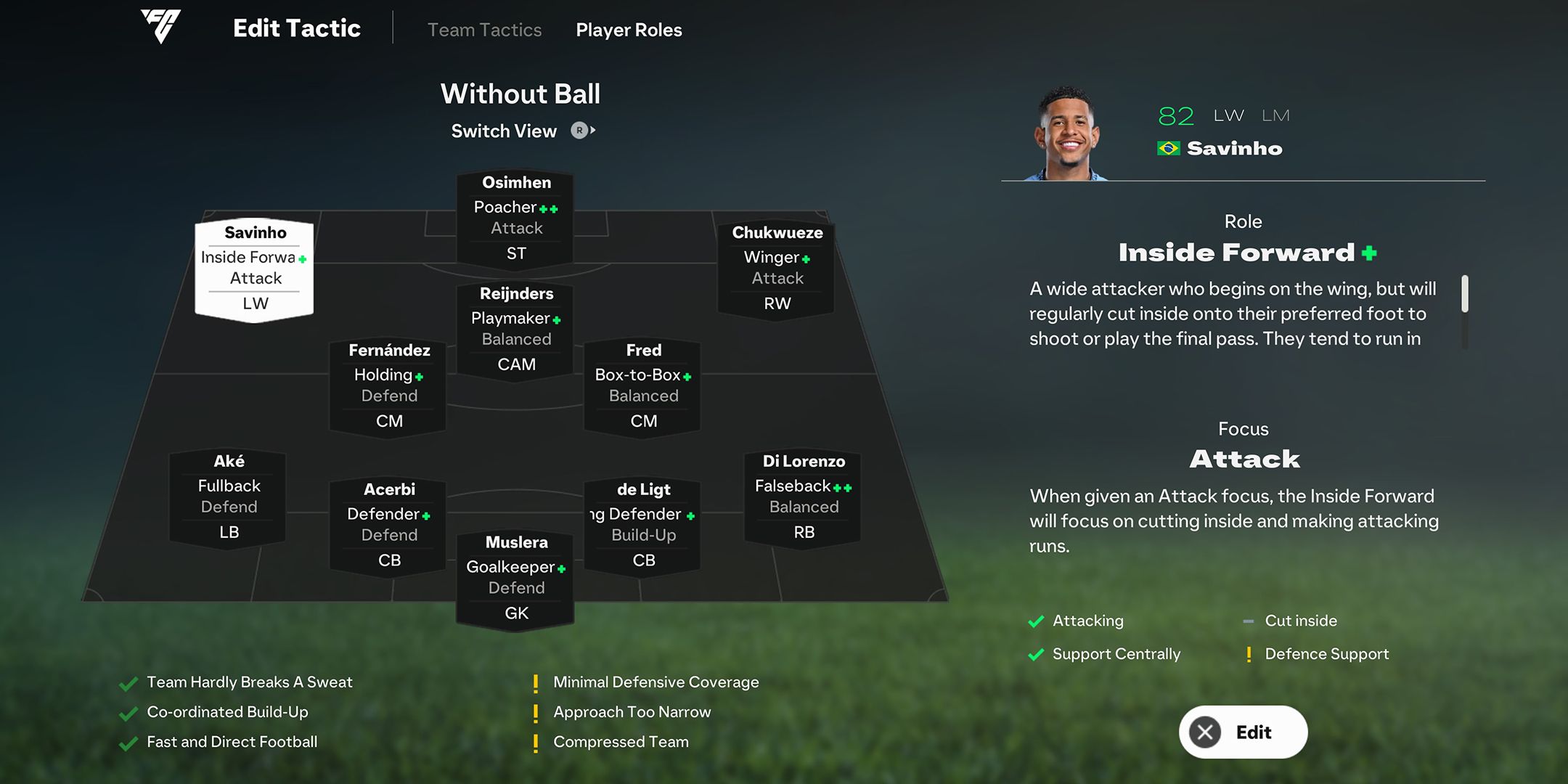 player roles in ea sports fc 25