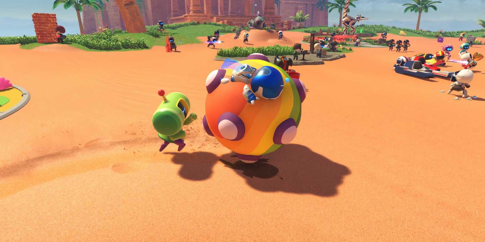 Playing with The Prince in Astro Bot