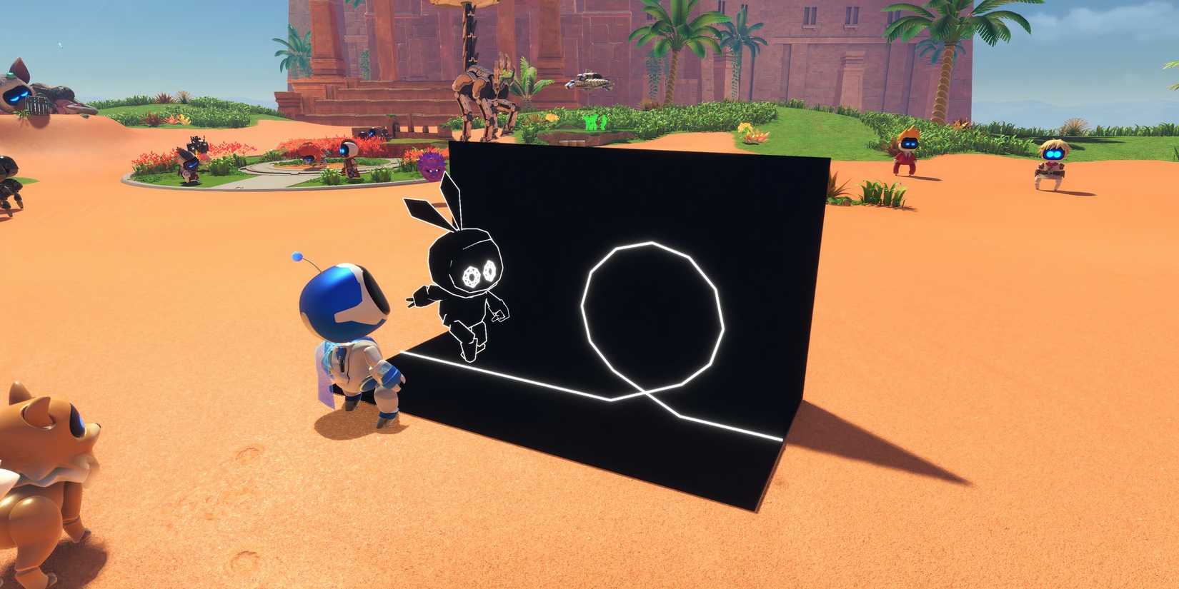 Playing with Vibri in Astro Bot