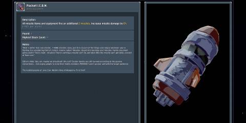 Pocket ICBM, Risk of Rain 2, Legendary Items