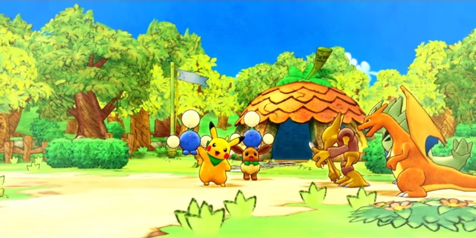 Pikachu and Evee motivated to rescue