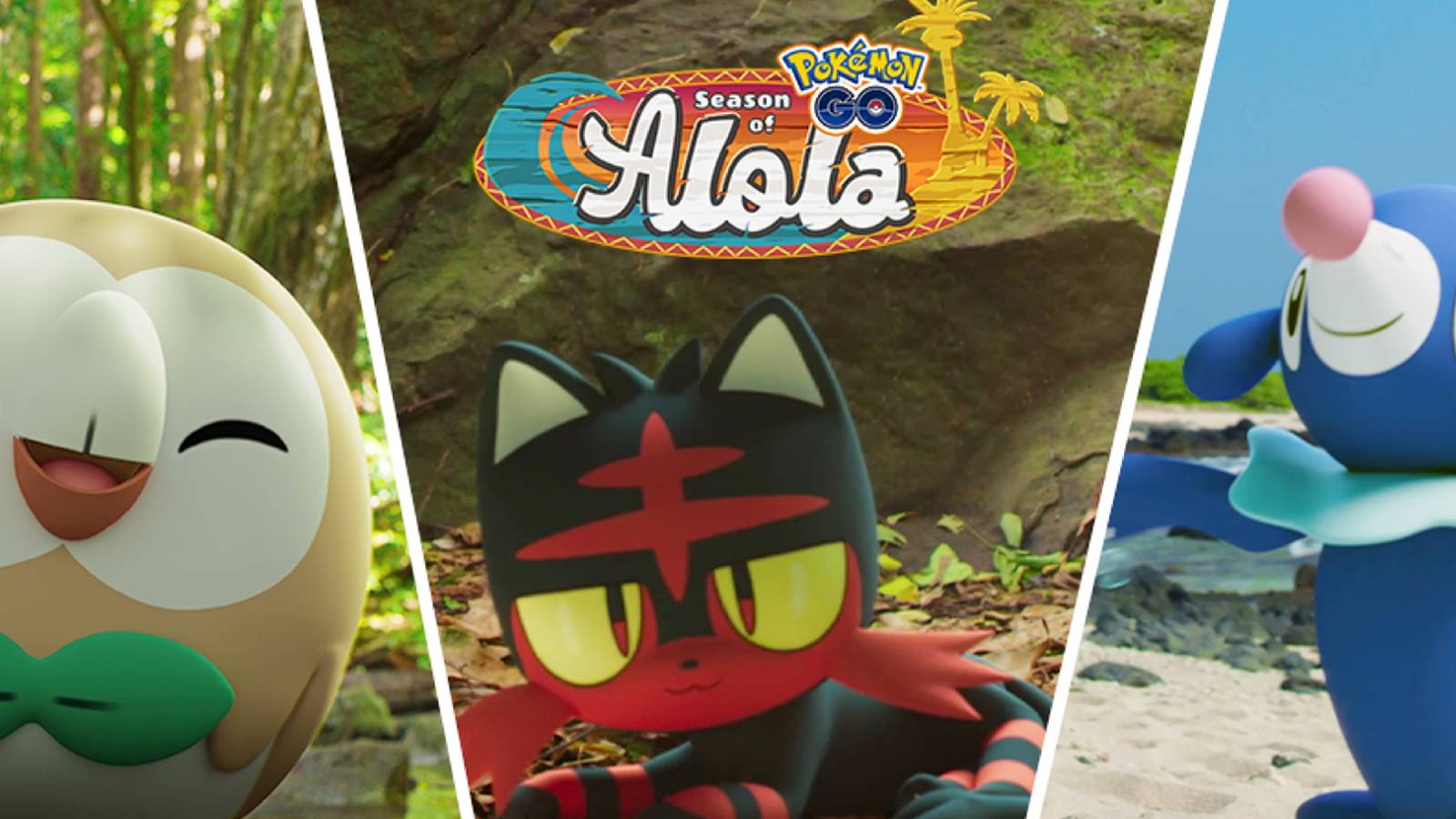 A key visual for Pokemon GO's Season of Alola.
