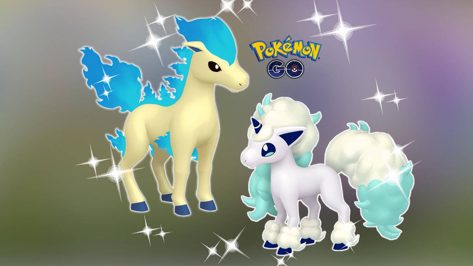 Pokemon GO Shiny Ponyta and Shiny Galarian Ponyta