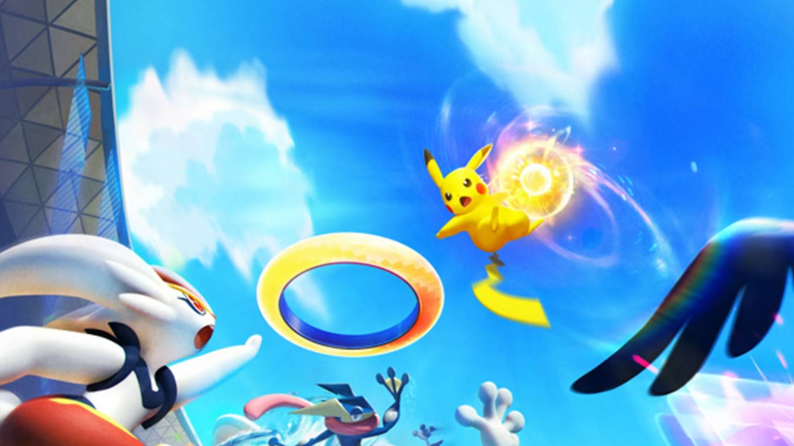 Pokemon Unite Pikachu in Midair