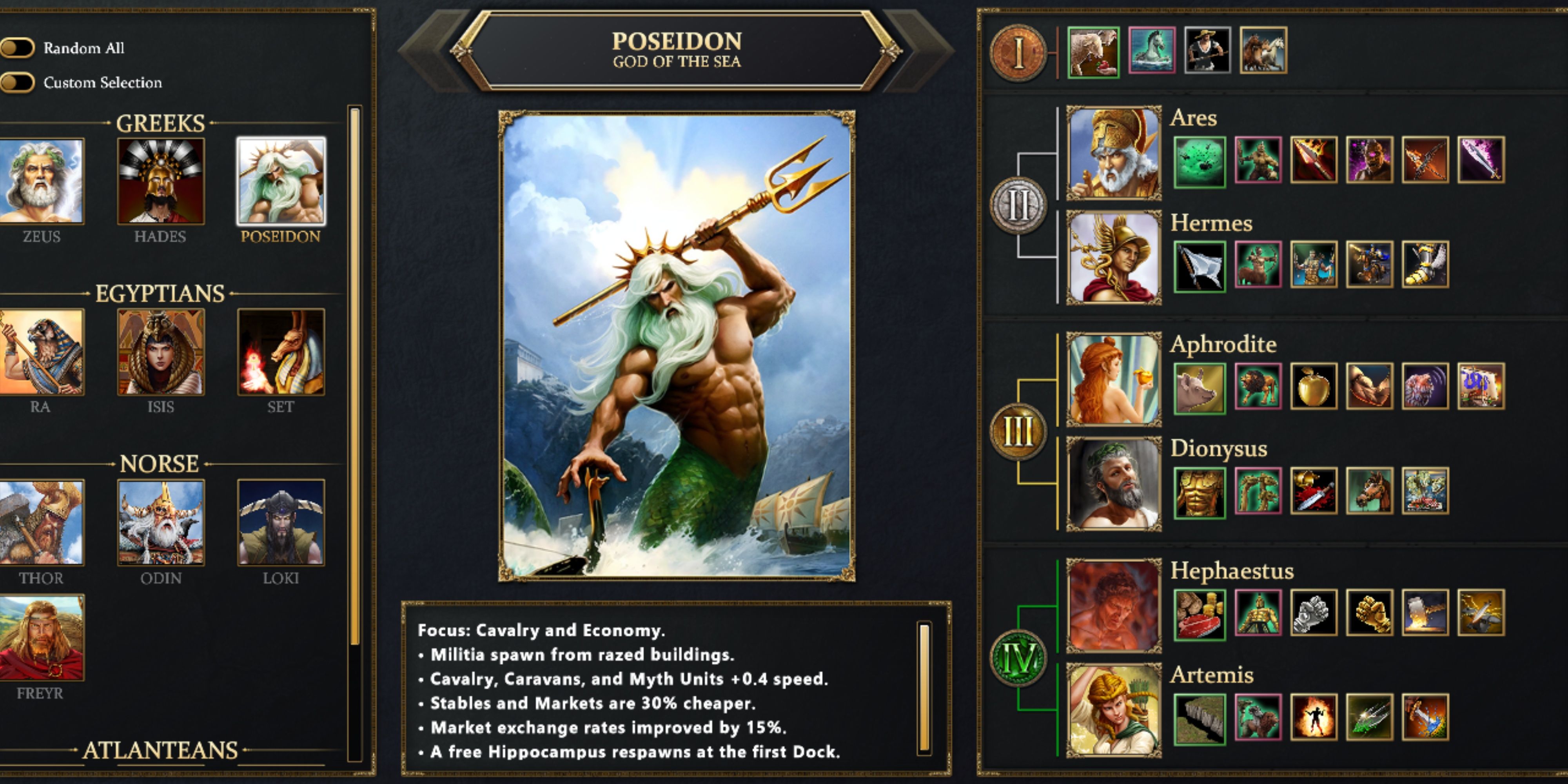 Age of Mythology: Retold - Poseidon Greek Pantheon Guide