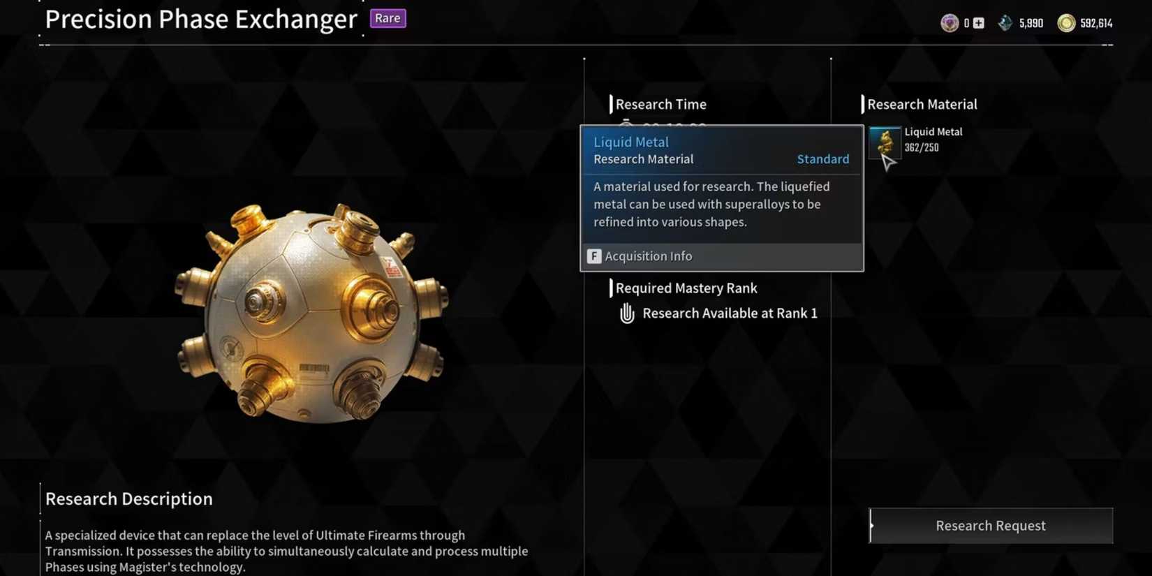 precision phase exchanger the first descendant