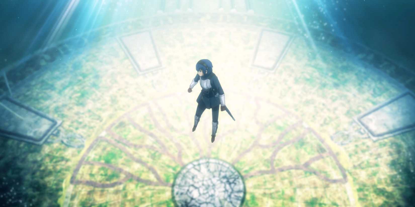 Protagonist during their awakening, facing a pivotal choice in Metaphor ReFantazio