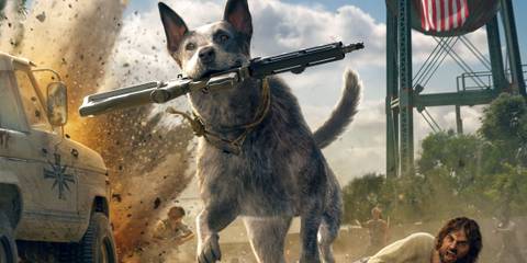 An image of Boomer the dog from Far Cry 5