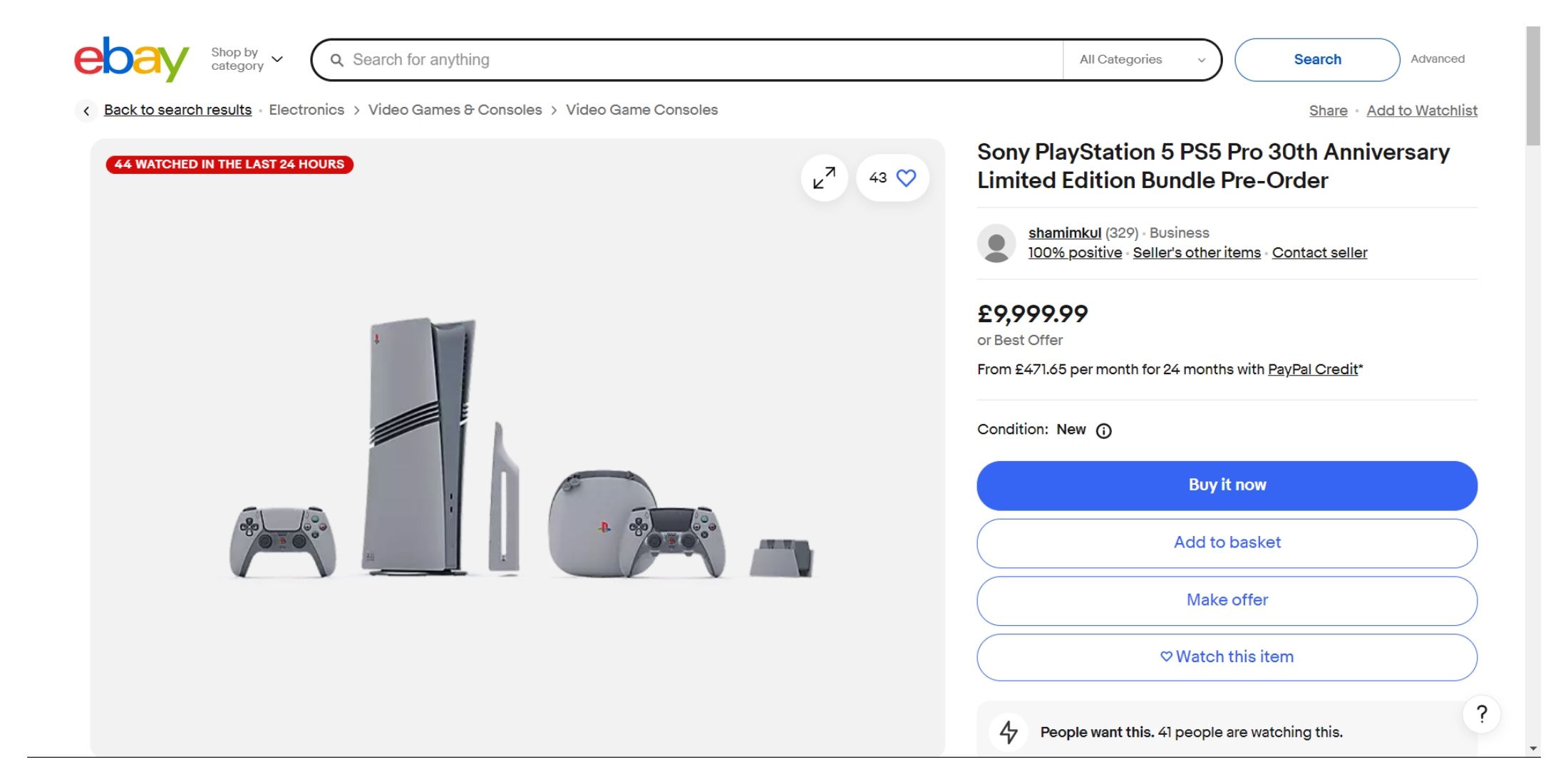 ps5 pro sells out