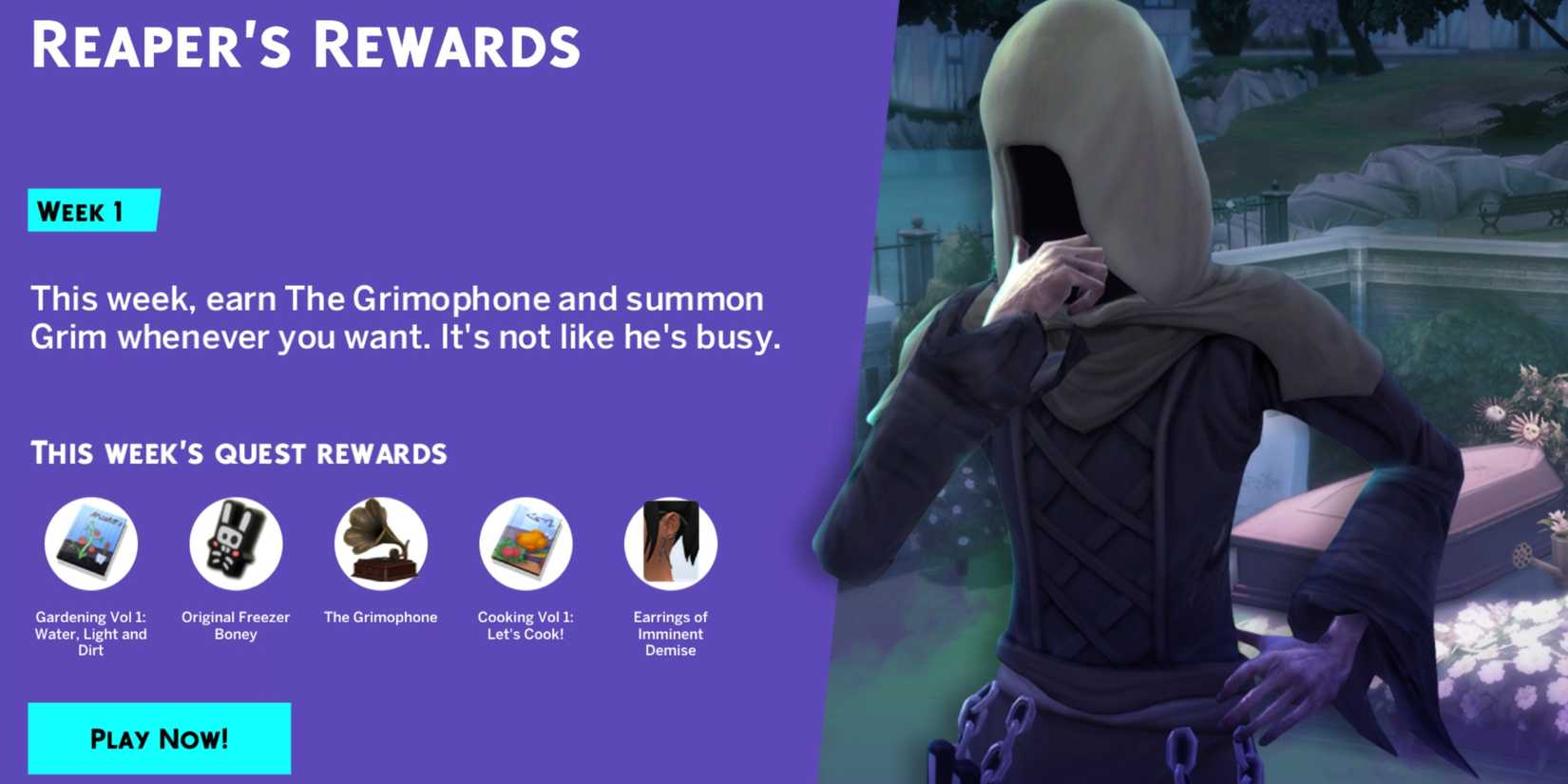 reaper's rewards week 1