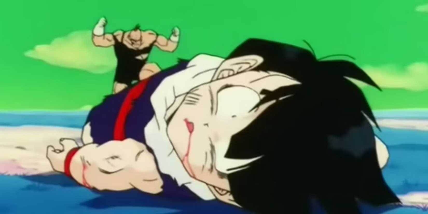 Recoome after breaking Gohans neck