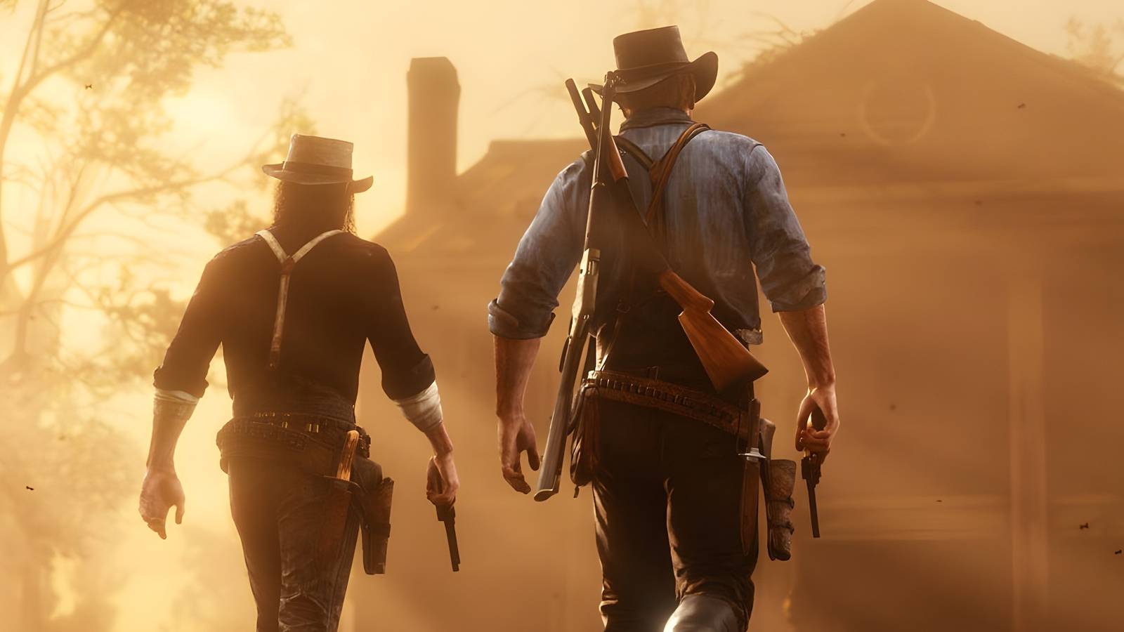 Red Dead Redemption 2 John and Arthur