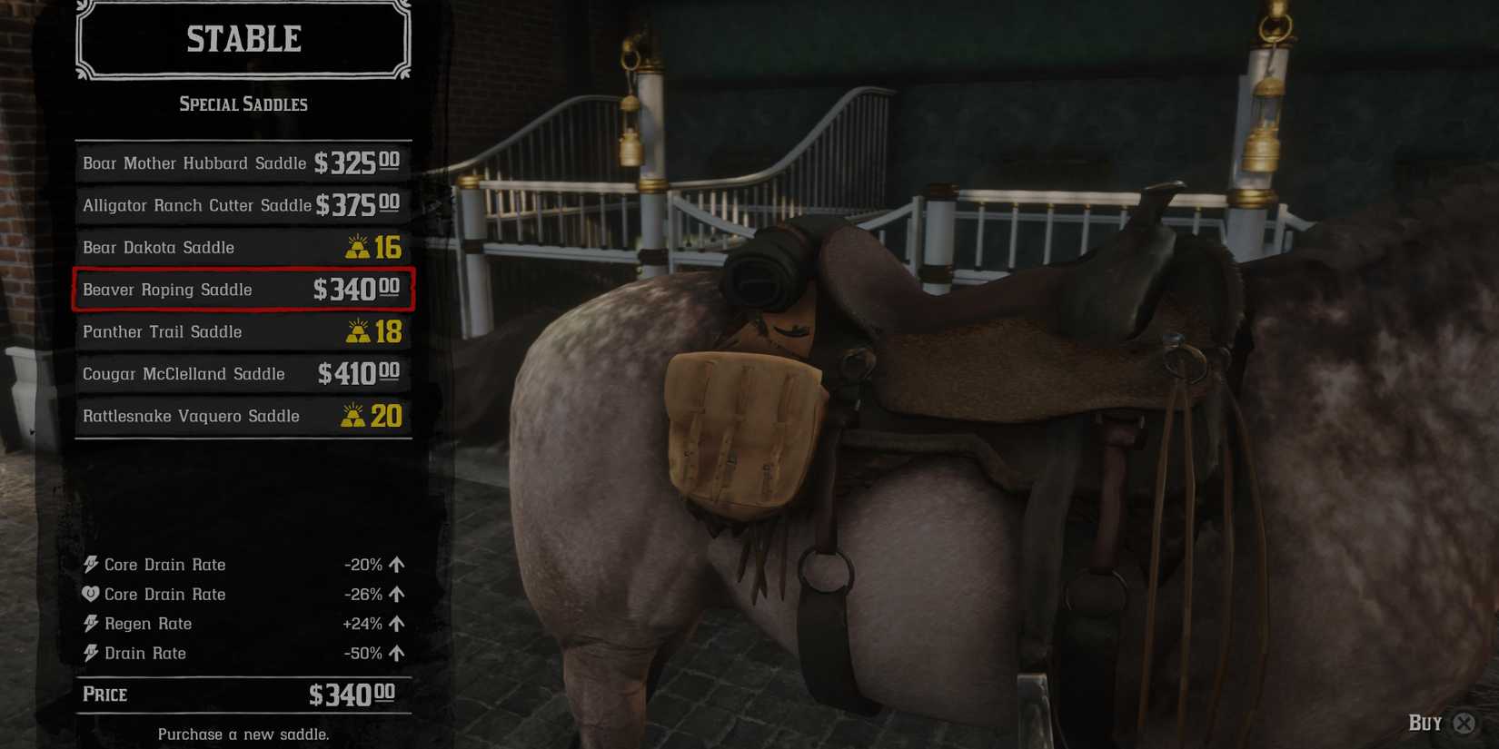 beaver roping saddle