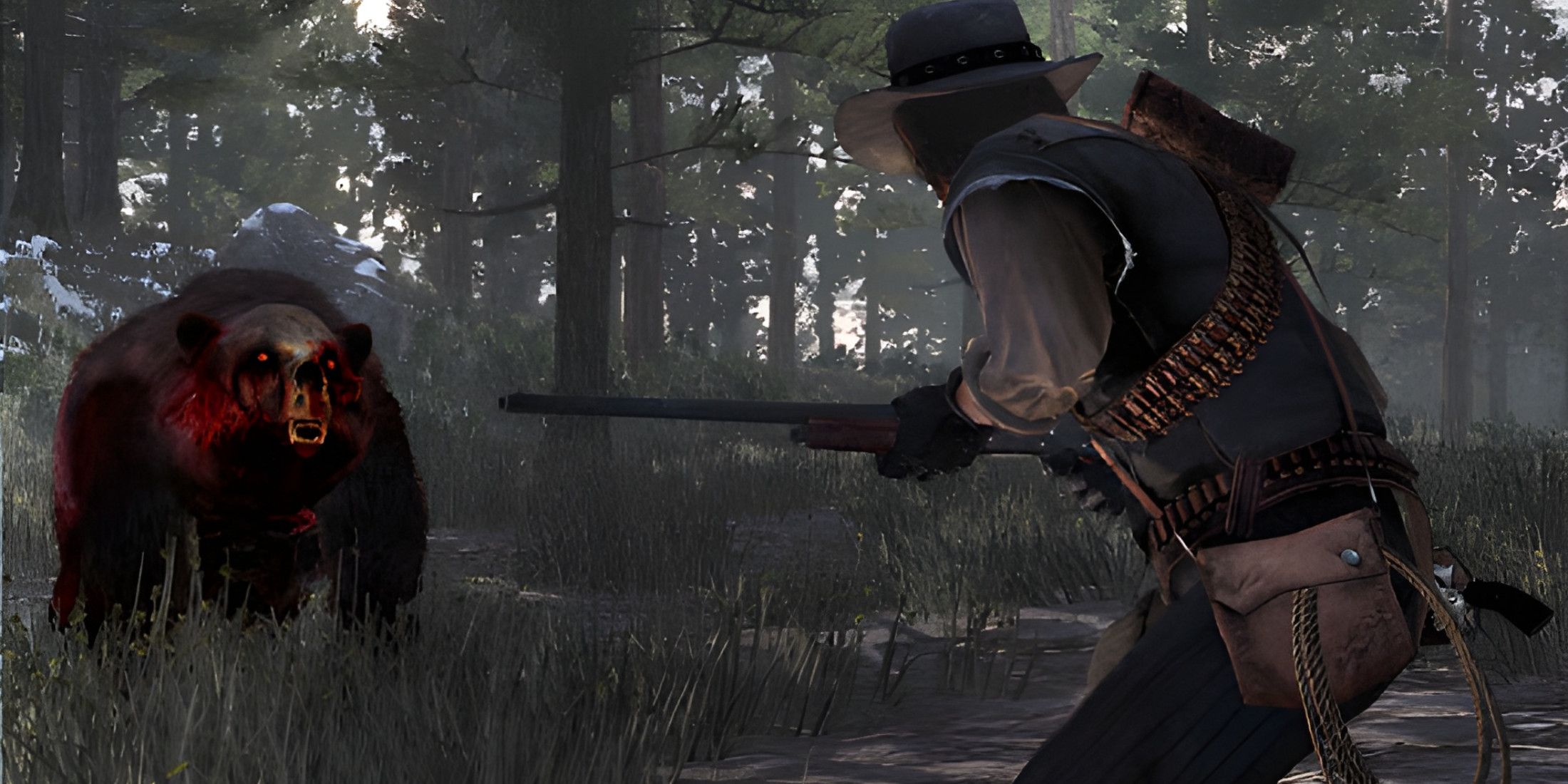 Red Dead Redemption Undead Nightmare John Marston Fighting Bear