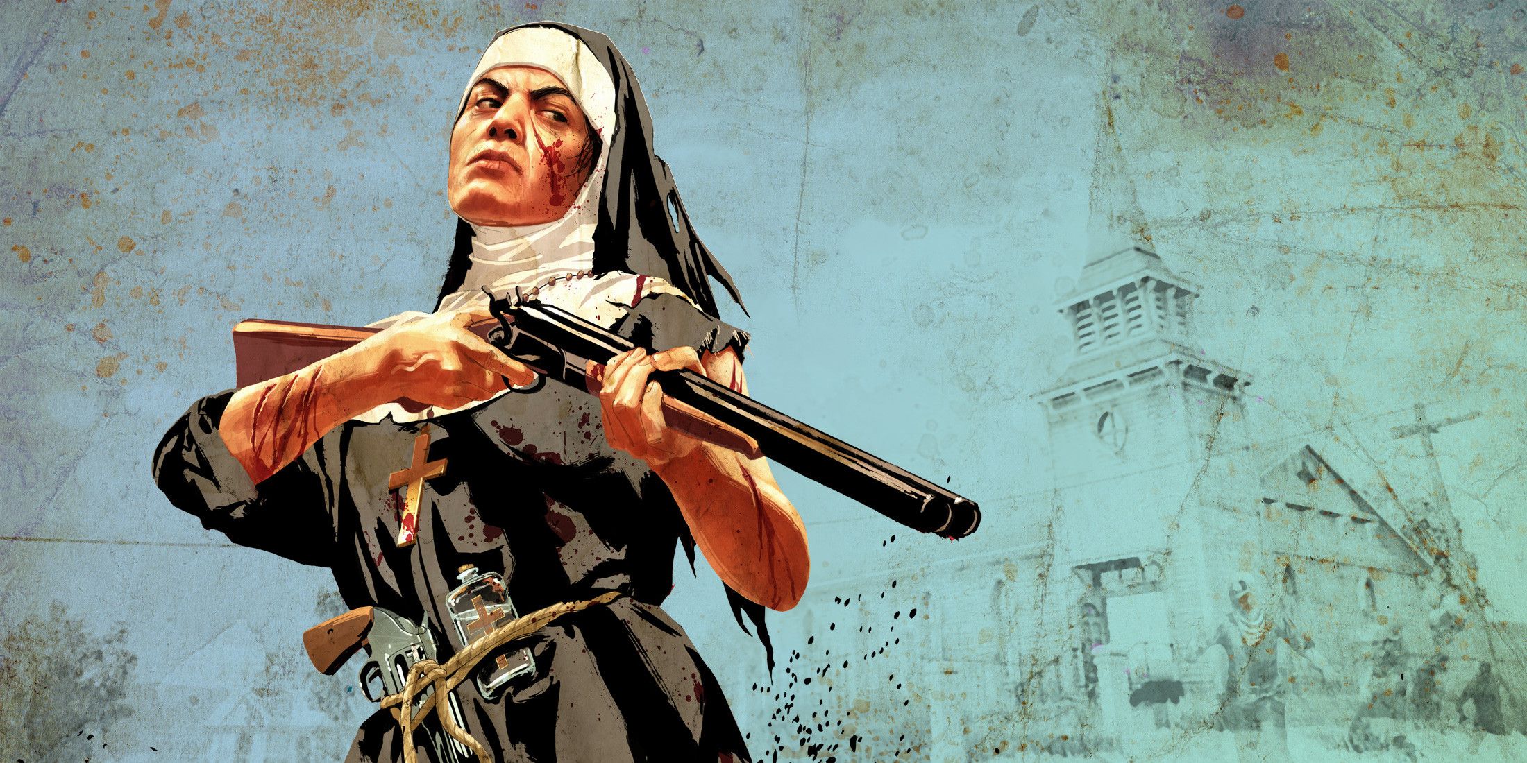 Red Dead Redemption Undead Nightmare Nun with a Gun