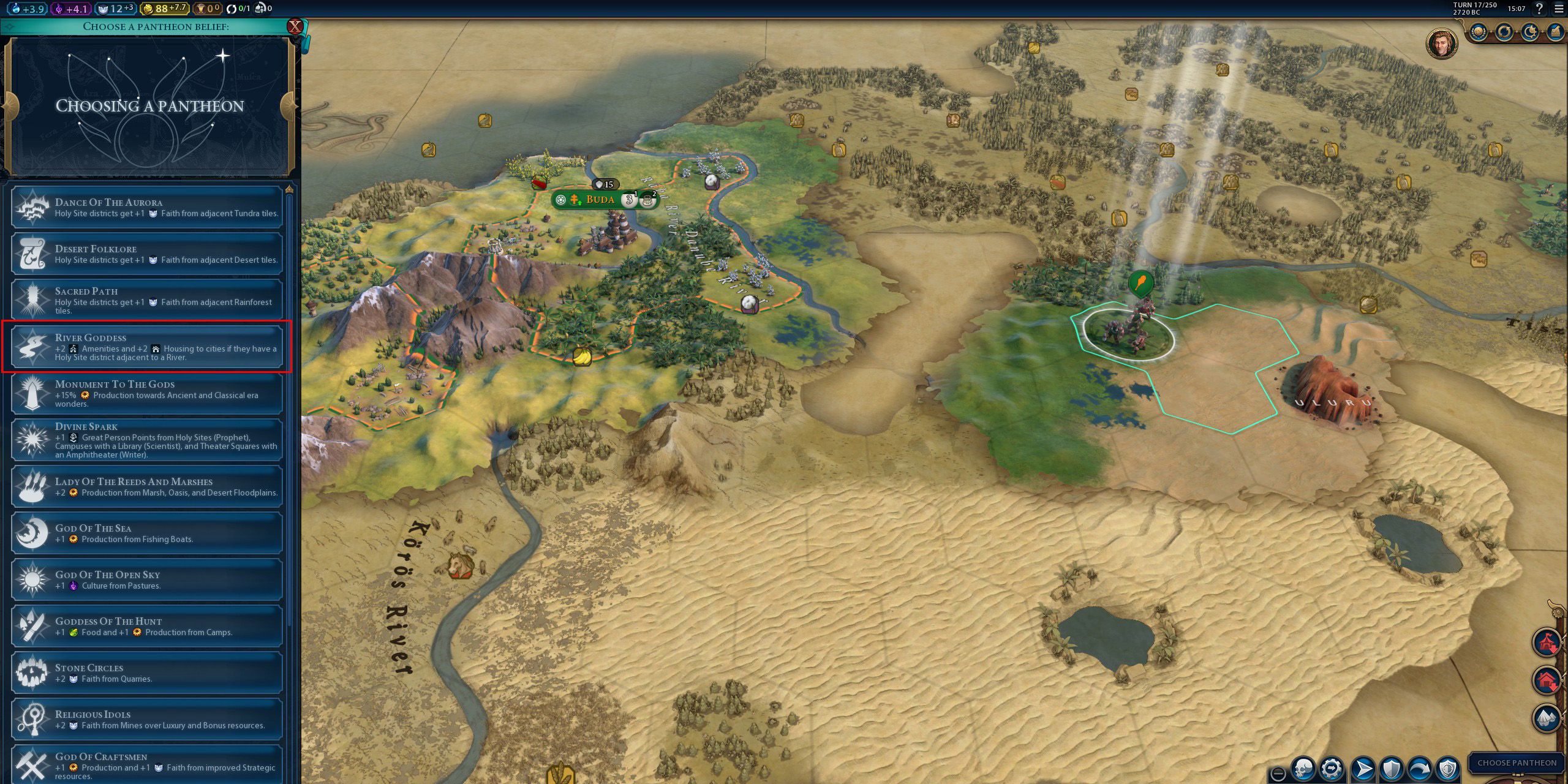 Best Pantheon In Civ 6