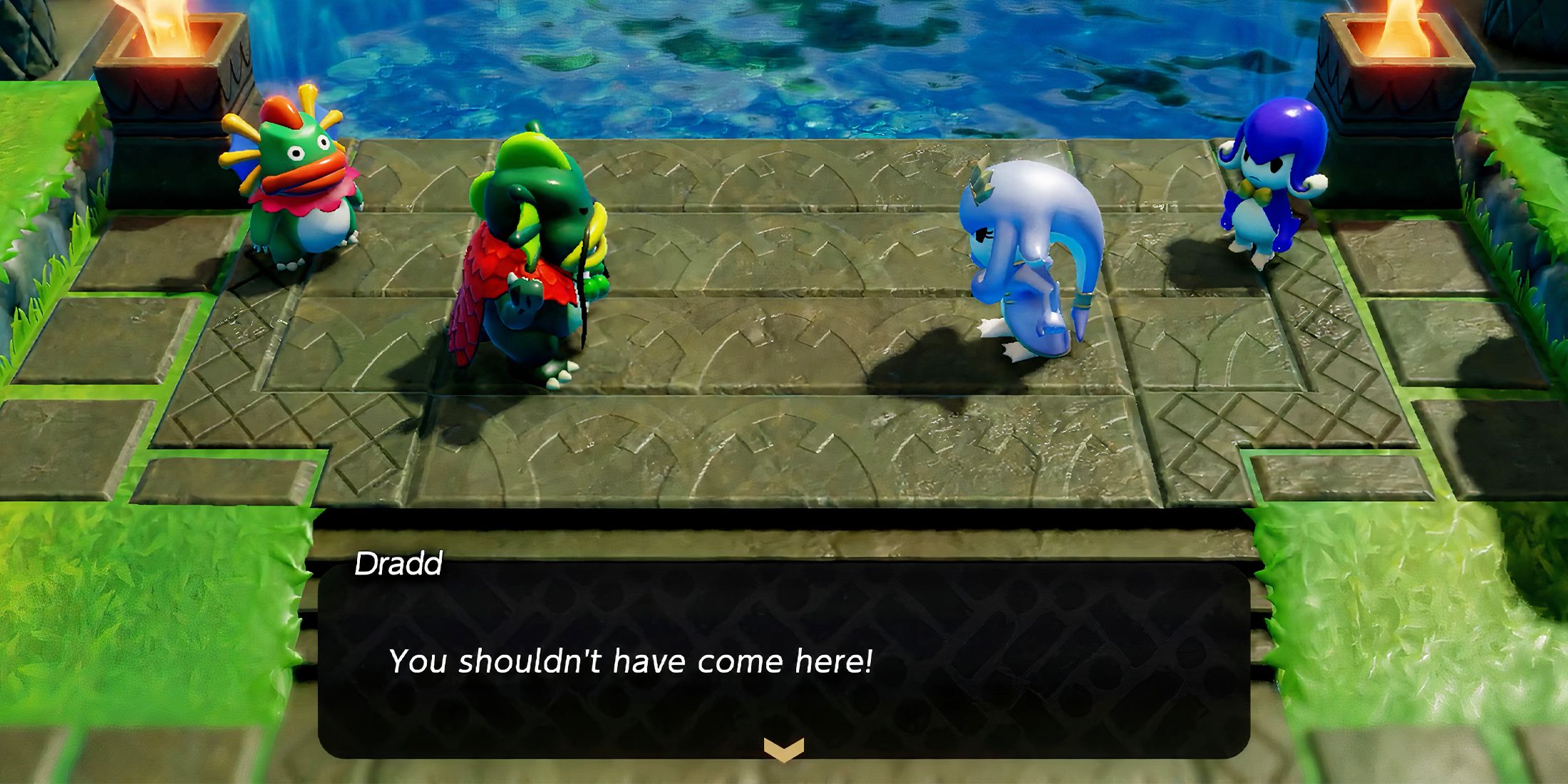 River Zora and Sea Zora arguing in Zelda Echoes of Wisdom