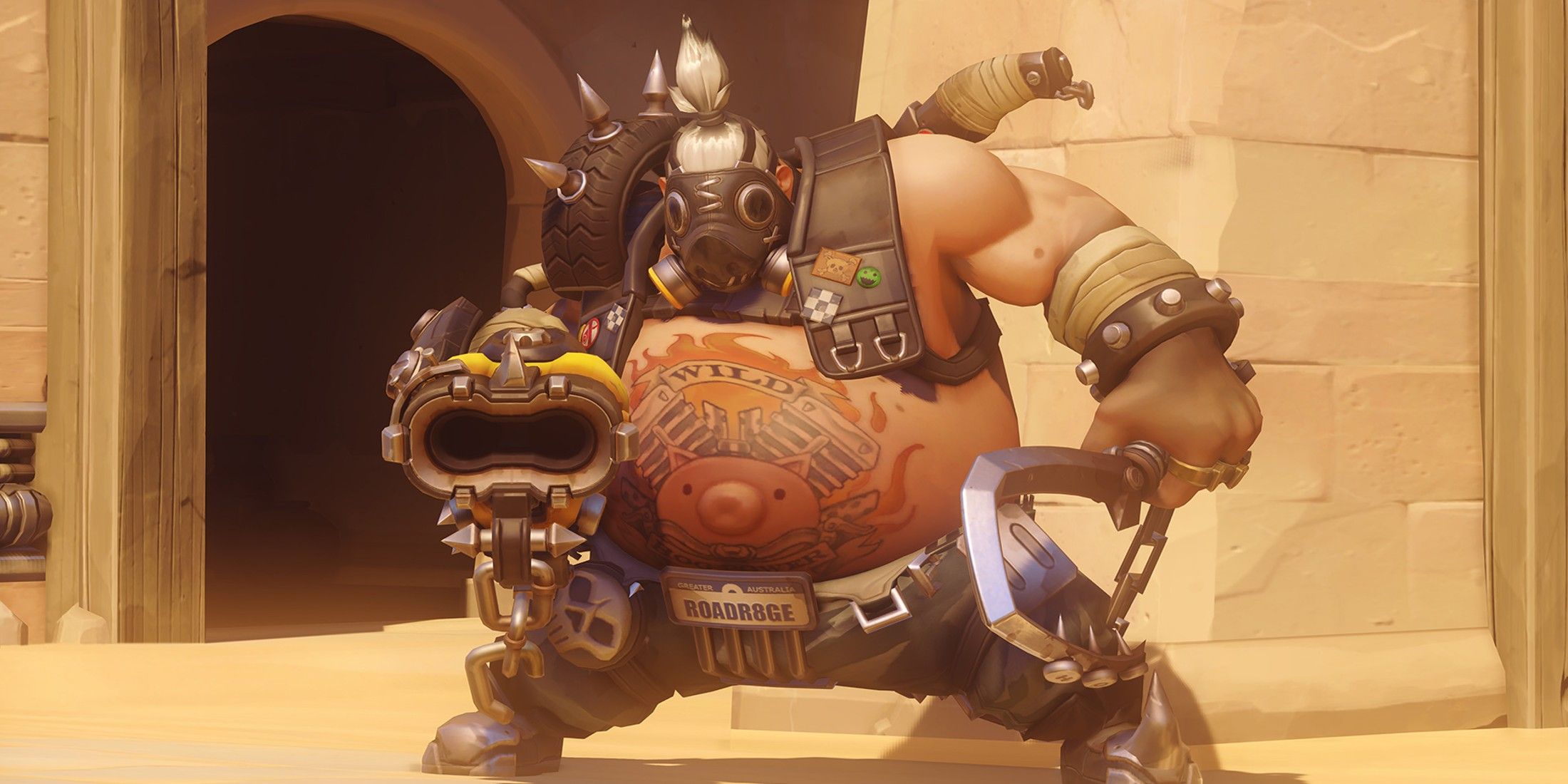 Overwatch 2 Skin Concept Turns Roadhog Into Big the Cat