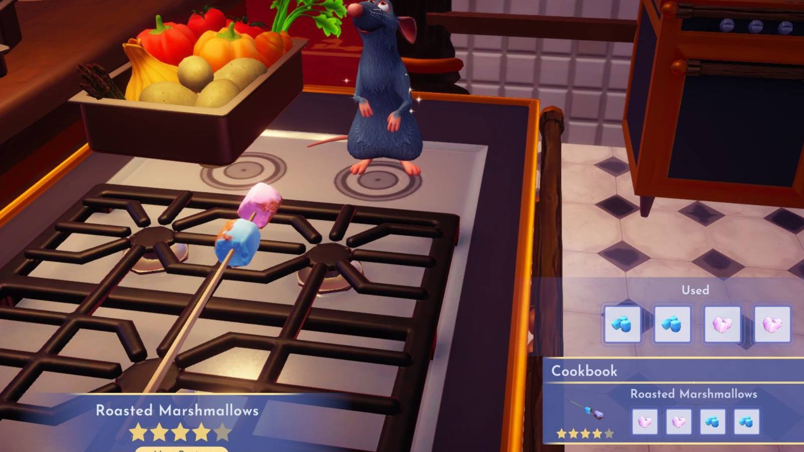 roasted marshmallows dreamlight valley