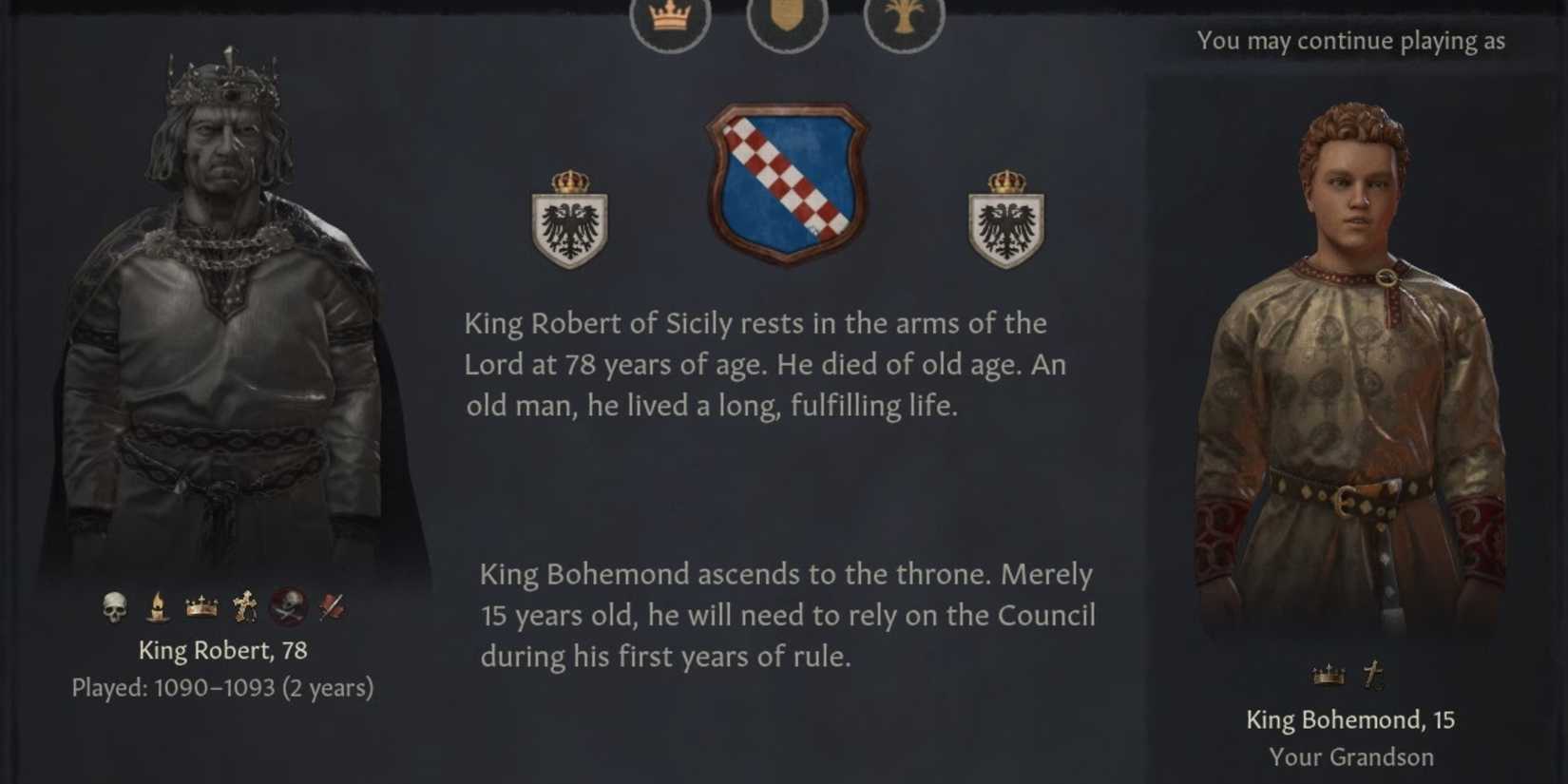 Robert De Hauteville, Duke Of Apulia in Crusader Kings 3