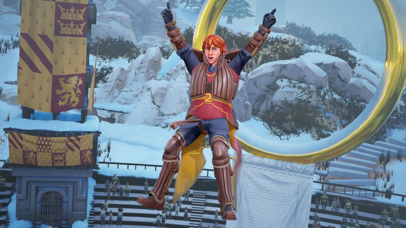 Ron Weasley keeper in Quidditch Champions