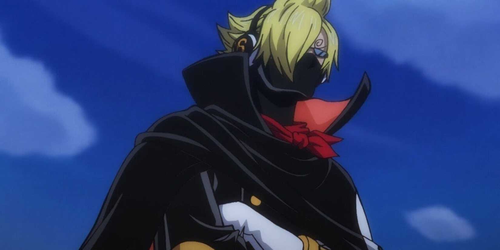 Sanji puts on his Germa 66 raid suit for the first time in One Piece