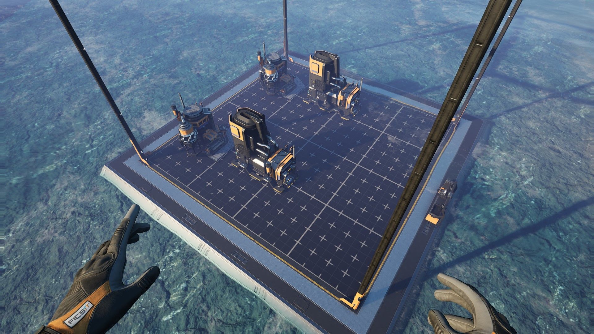 Satisfactory - A layout built on a Blueprint Designer