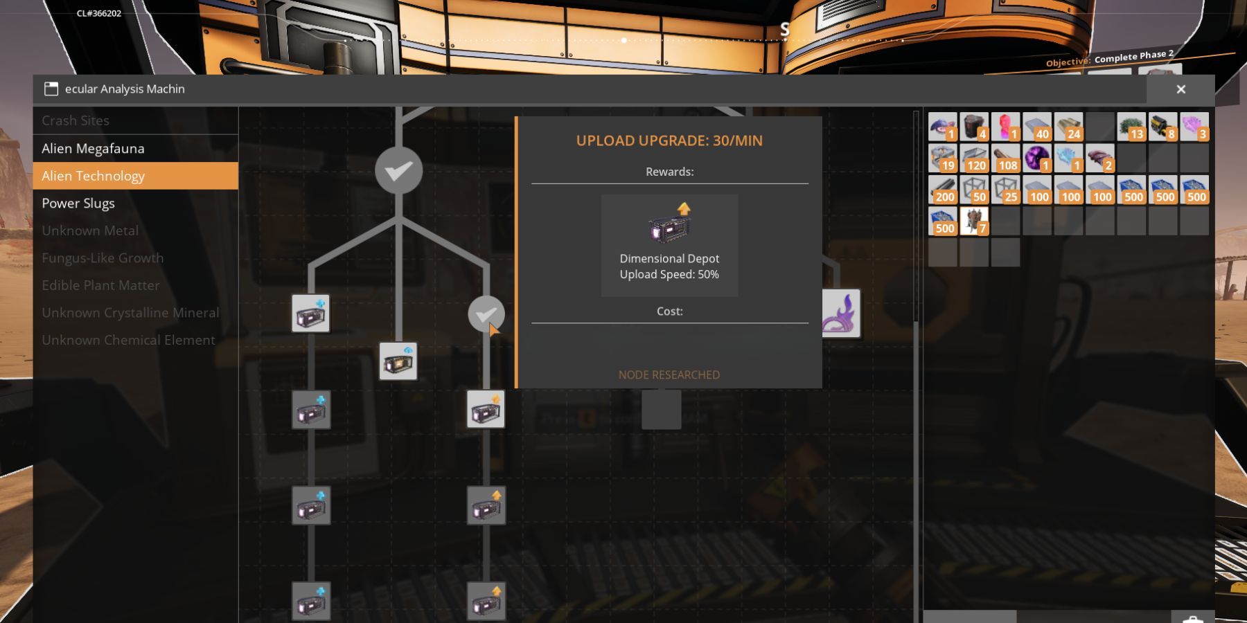 How to Use the Dimensional Depot in Satisfactory