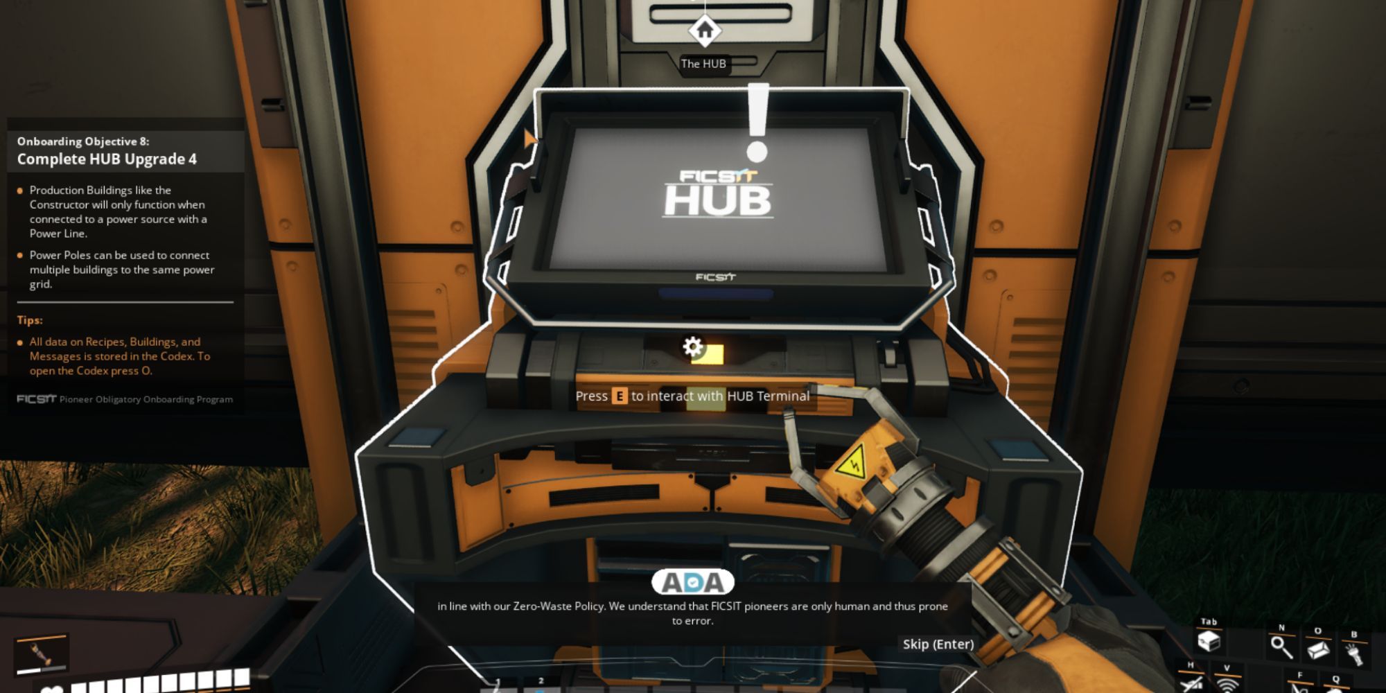 satisfactory hub terminal upgrade 4