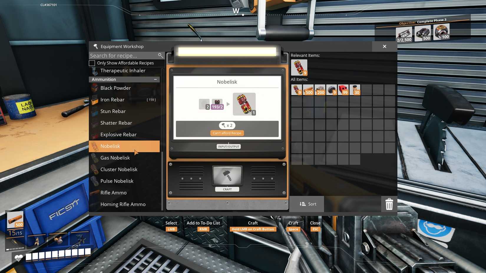 Satisfactory Nobelisk Workshop