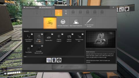 Satisfactory - Water Extractor in Tier 3